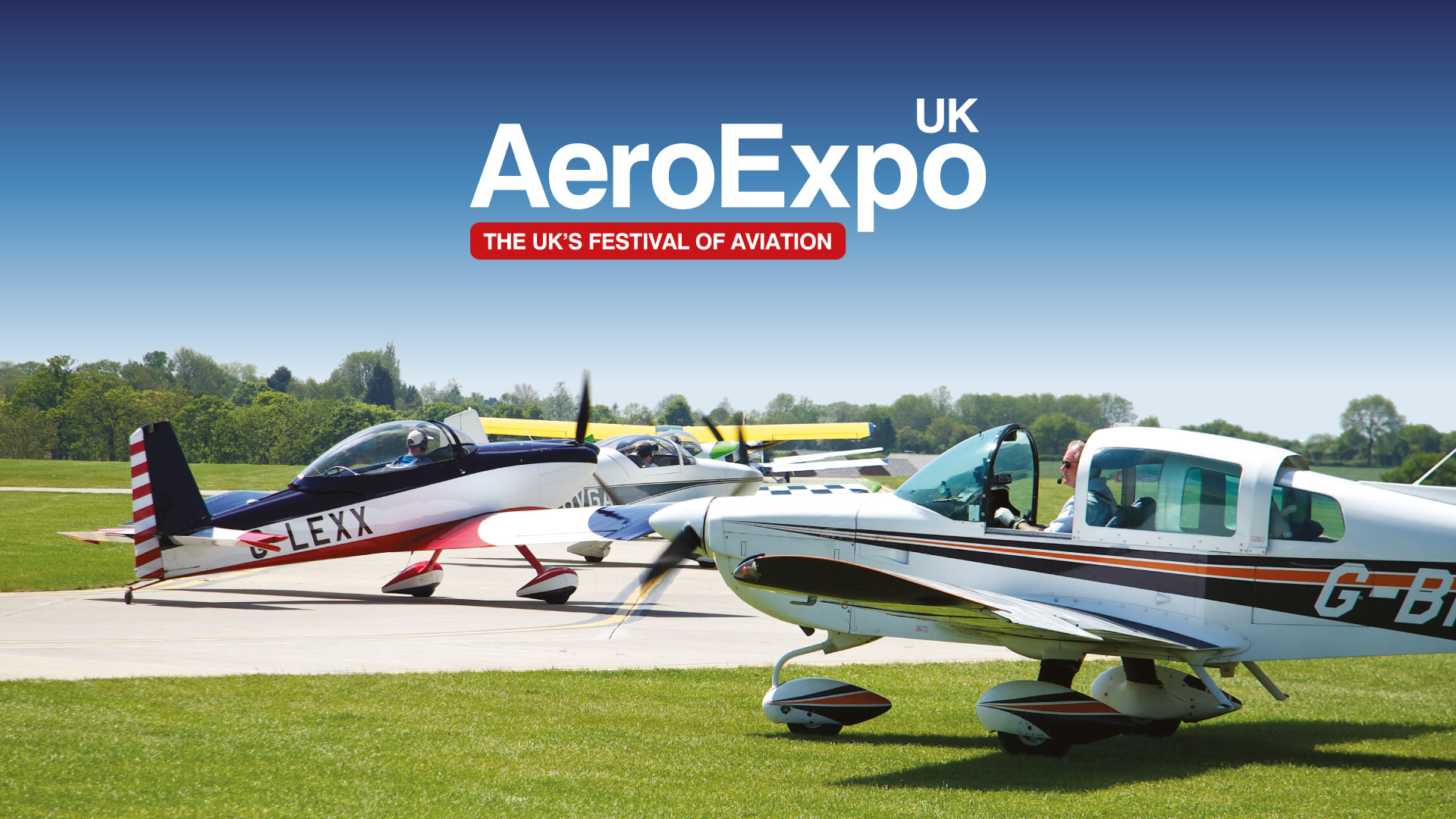 Aviation event print and website design