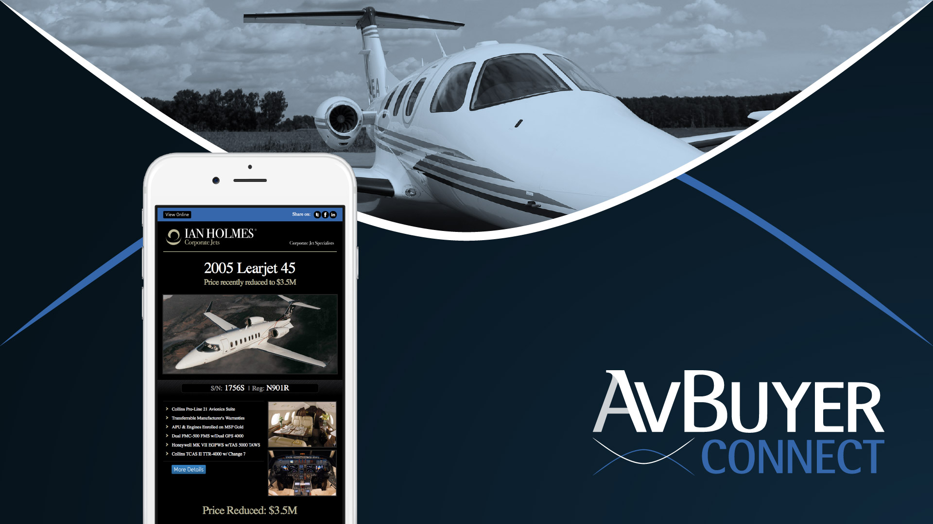 Aircraft email marketing and website design