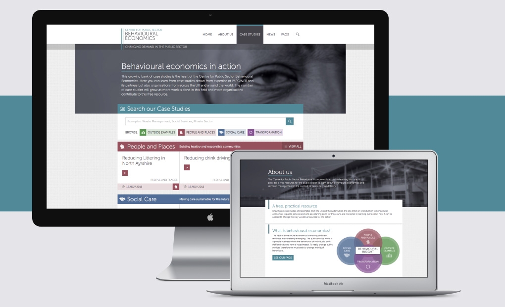 Public services consultancy website design