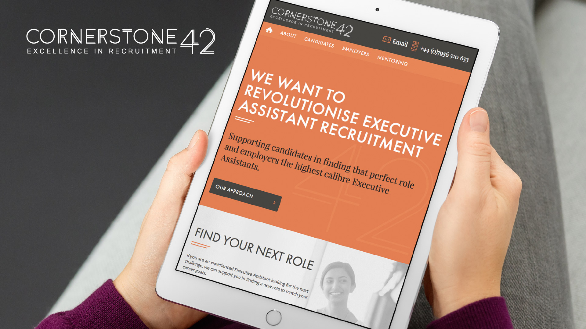 Recruitment agency website design