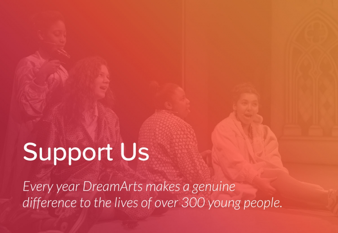 Youth arts organisation website design