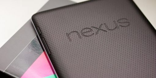 Google Nexus 7 tablet - rear view