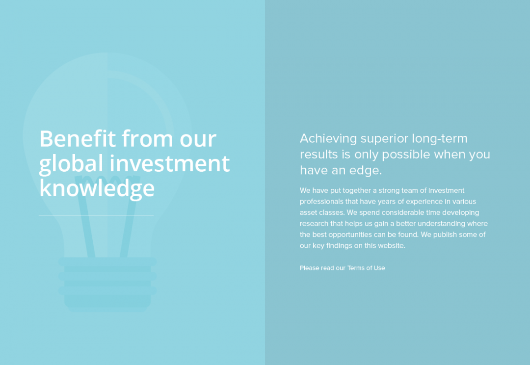 Wealth advisory firm website design