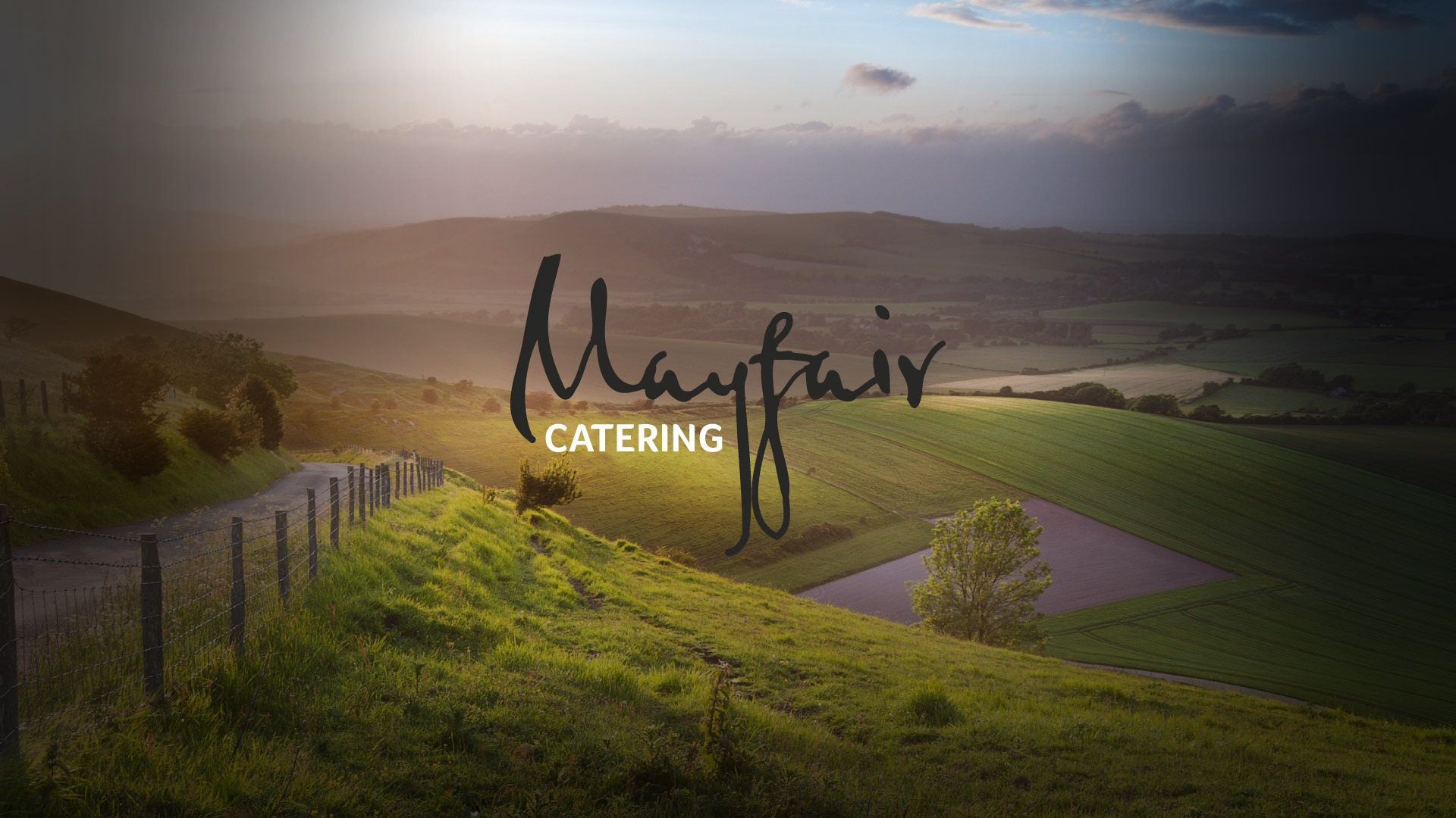 Catering company website design