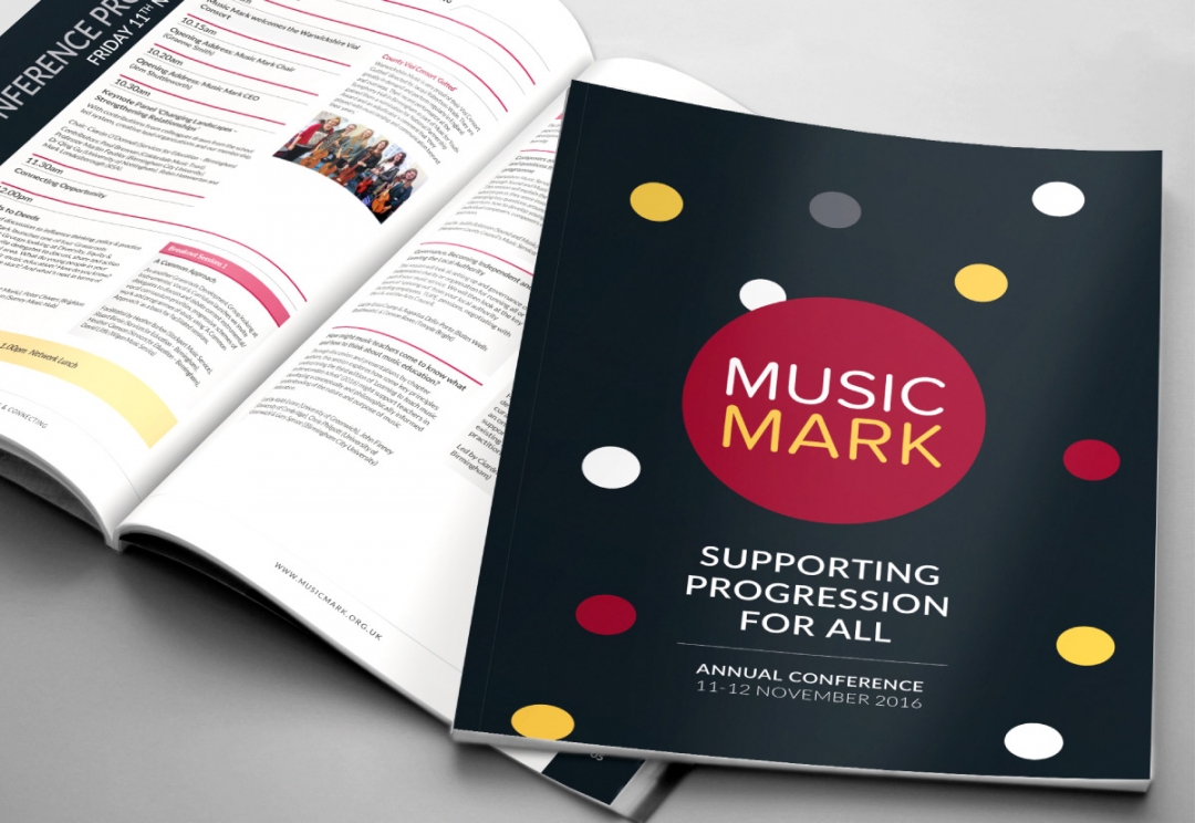 Music organisation conference brochure