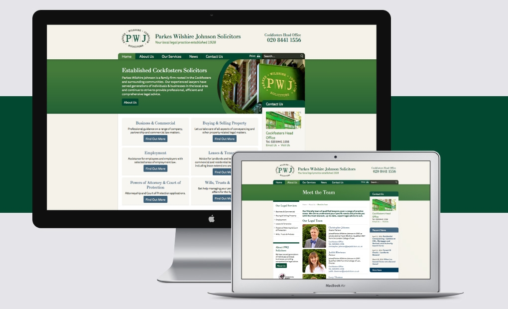 Solicitors website design