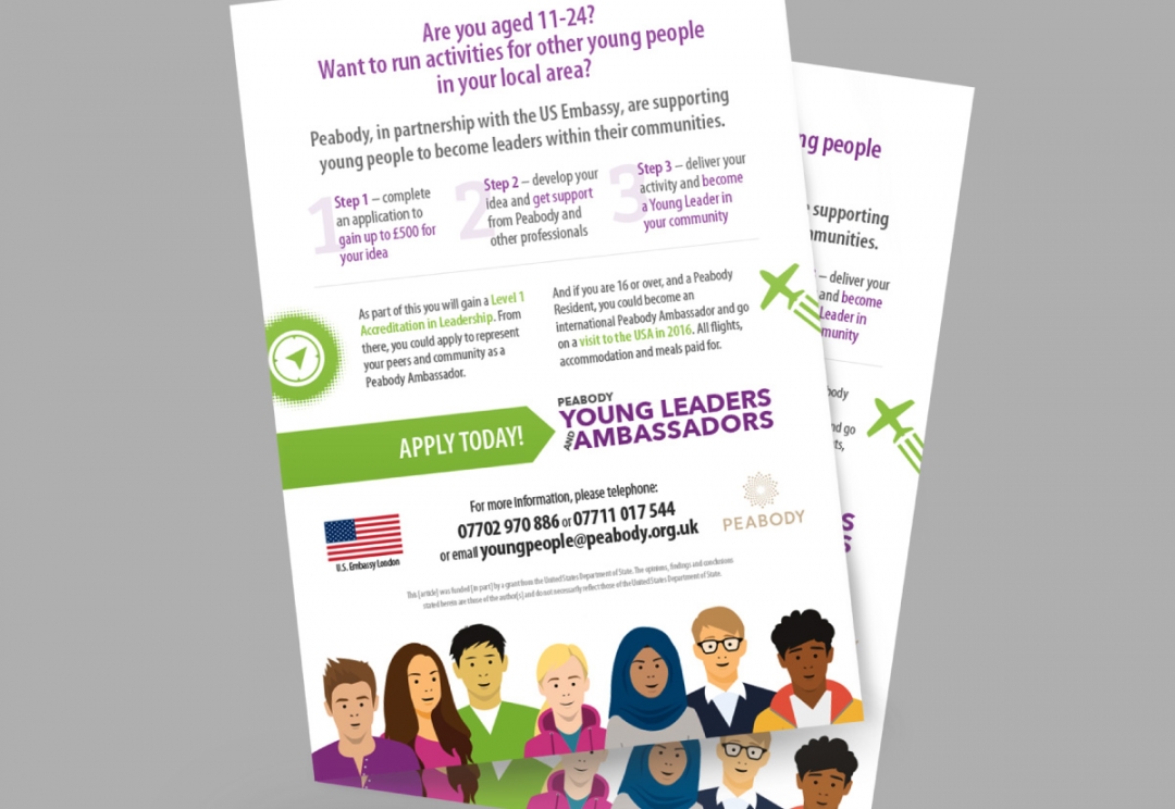 Youth engagement project flyer design