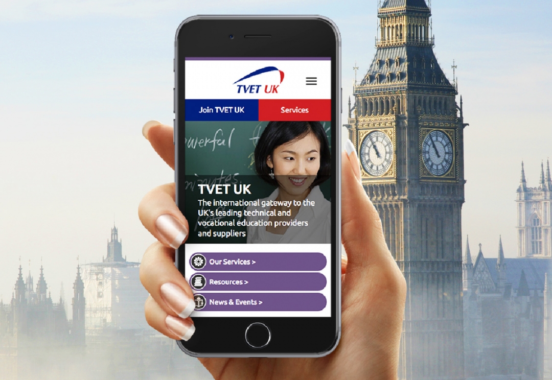 UK education organisation website design