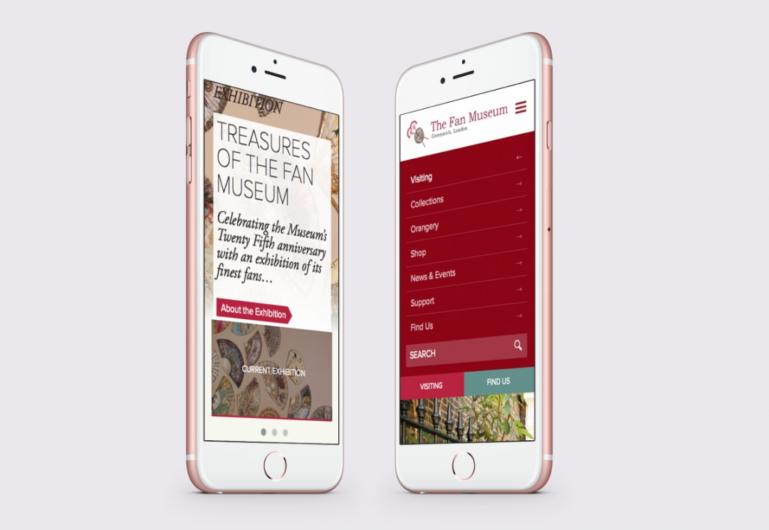 Museum responsive website design