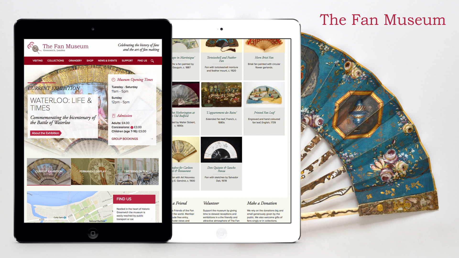 Museum website design