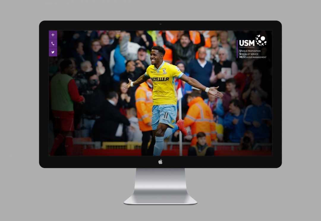 Football agency website design